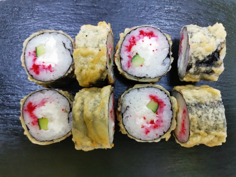 Краб в темпуре