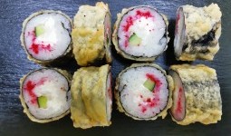 Краб в темпуре